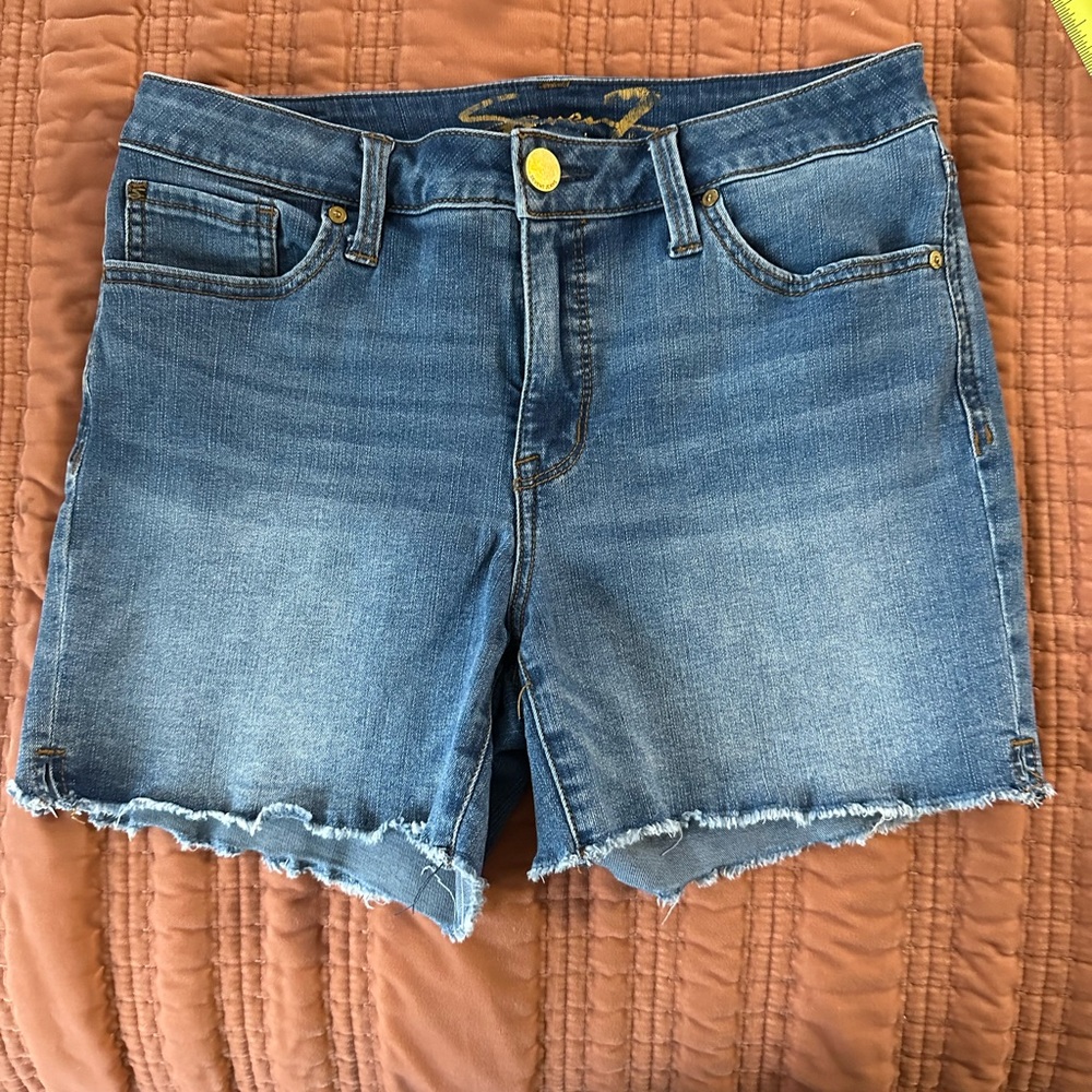 Denim shorts